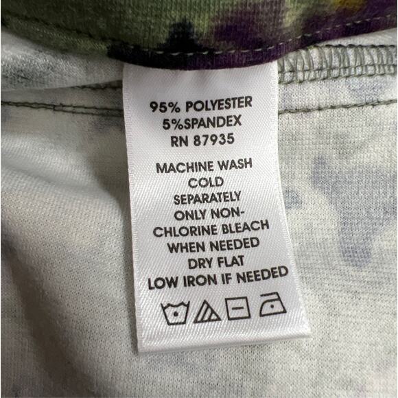 LOGO by Lory Goldstein Womens Tie Dye Jeggings Size 3XP Polyester Blend - Picture 7 of 7